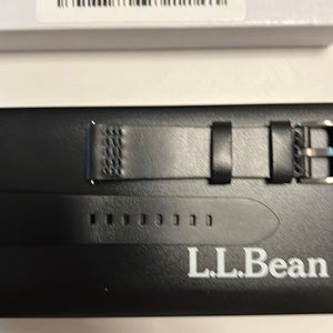 LL Bean Leather Watch Strap 20mm and Case - NWOT